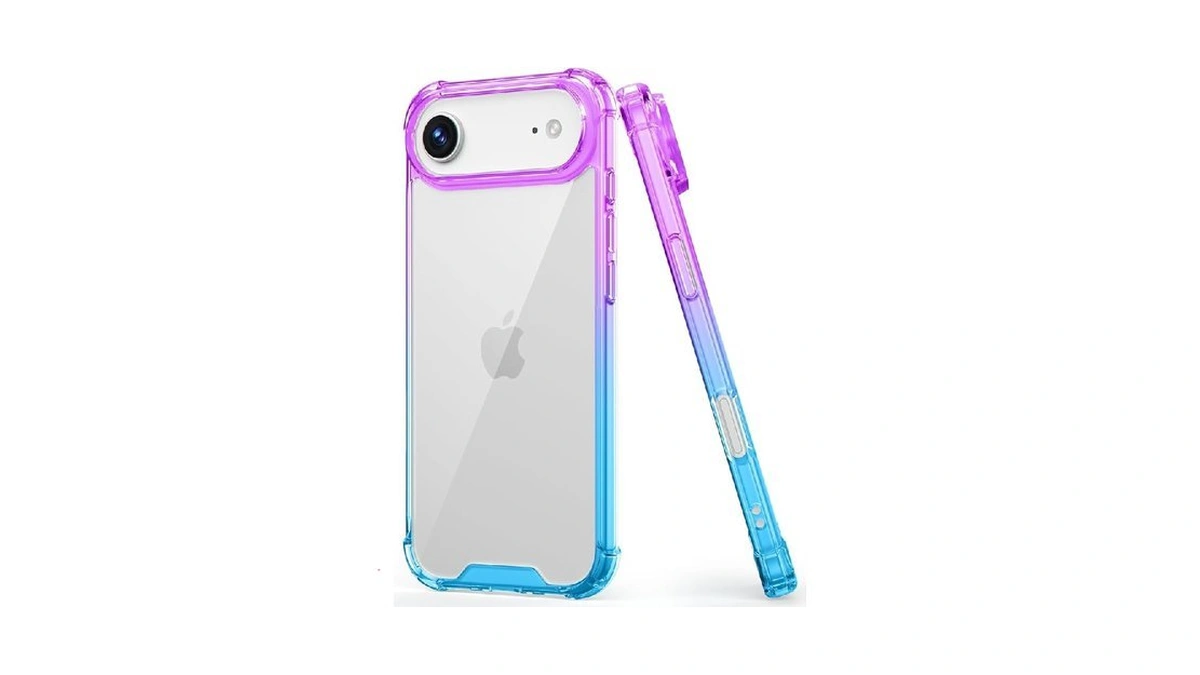Salawat Compatible With Iphone Air Case, Clear Cute Gradient Slim