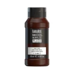 Liquitex Basics Acrylic Fluid Paint, 118ml (4-oz) Bottle, Burnt Umber