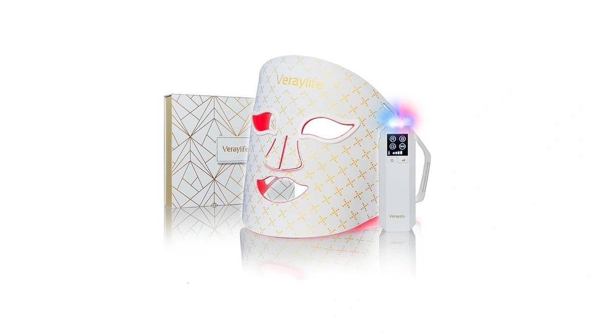 Veraylife Red Light Therapy For Face, 7 Light Modes Led