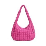 Large Puffer Shoulder Bag, Quilted Tote Bag For Women Puffy