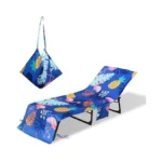 Thovsmoon Beach Lounge Chair Towel Cover,soft Microfiber Chaise Lounge Towel