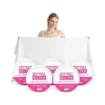 Biliya Reusable Compressed Bath Towels, 5 Pack 55 X 27.5