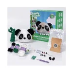 Bubbly Crochet Pom Pom The Panda Beginner Crochet Kit –