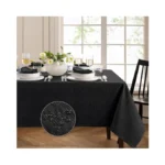 Elrene Home Fashions Continental Solid Texture Water, Stain & Wrinkle