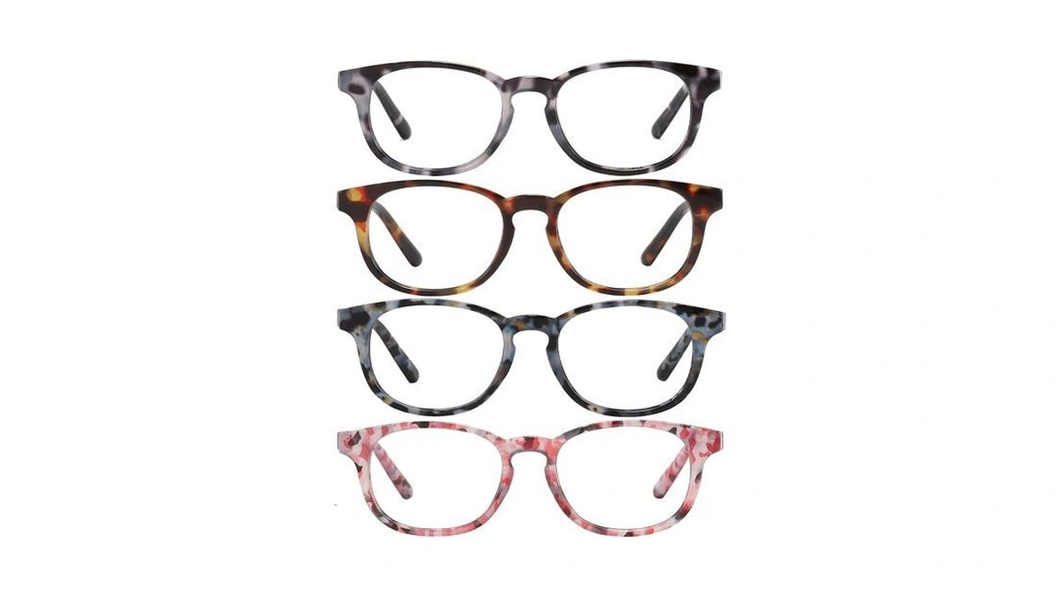 Przene Reading Glasses For Men Women Blue Light Blocking Oval