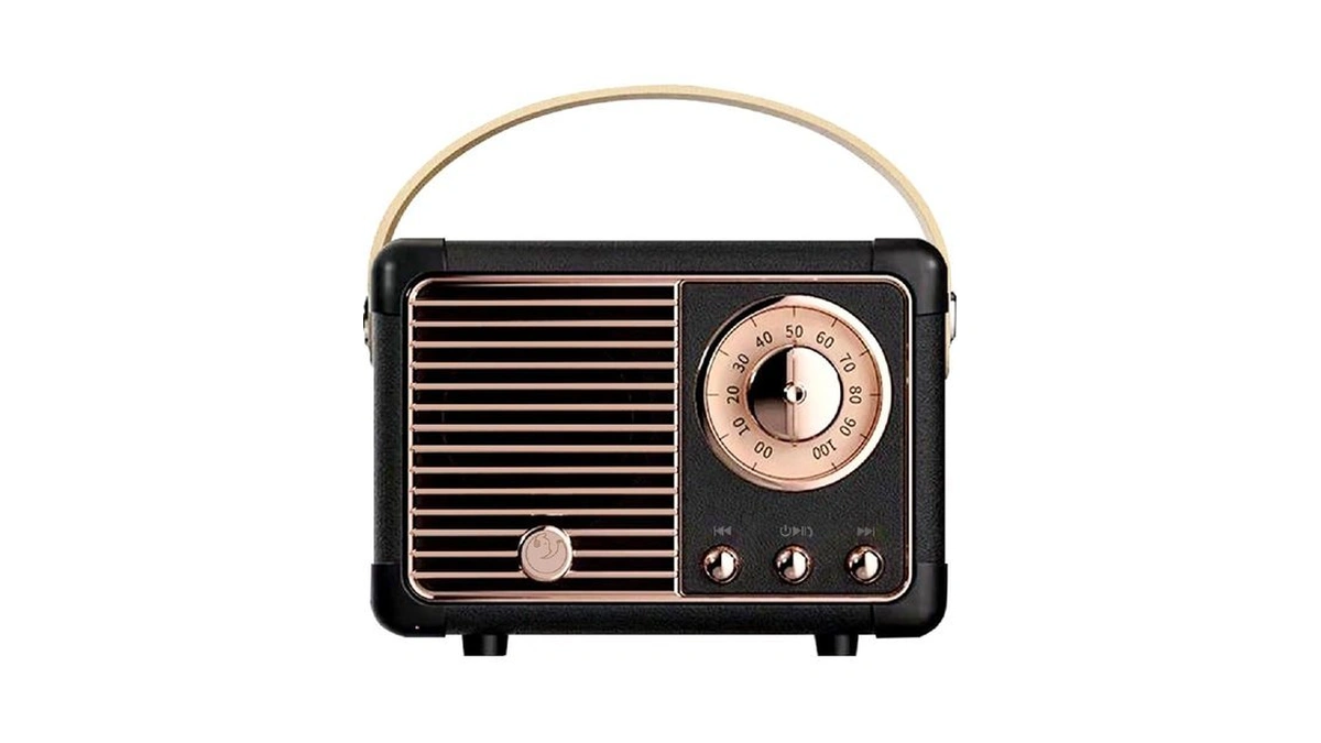 Springflora Retro Bluetooth Speaker, Vintage Decor, Small Portable Wireless Speaker,hands-free