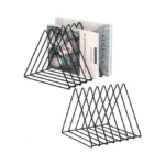 Urban Deco Triangle Desk Organizers Metal Wire Magazine Holder 7