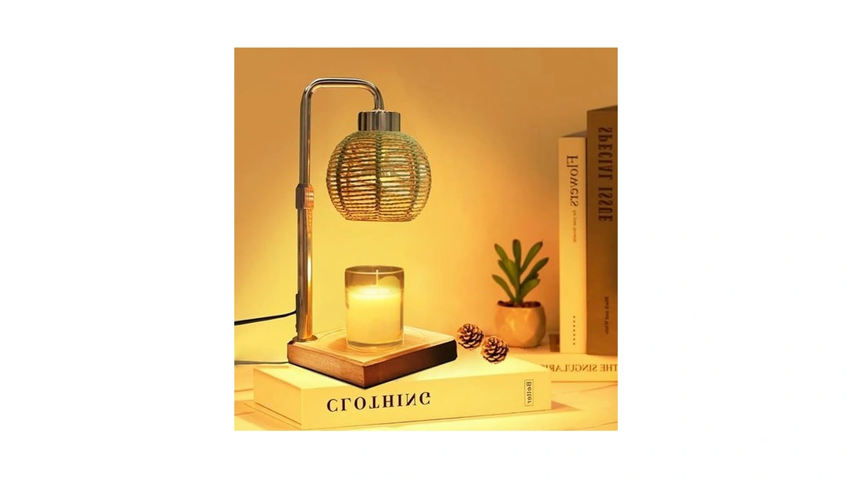Candle Warmer Lamp - Electric Candle Lamp With Timer, Adjustable