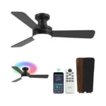 Homlit 42 Inch Rgb Ceiling Fan With Light, Smart App