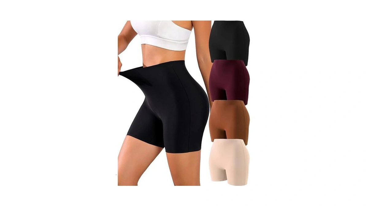 Knowyou Womens Seamless Boy Shorts Underwear No Show Boxer Briefs