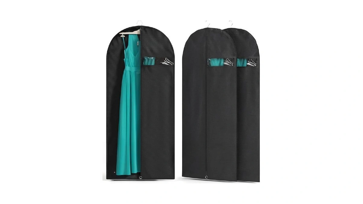 3 Pack Heavy Duty Garment Bags For Travel Suit Bags,