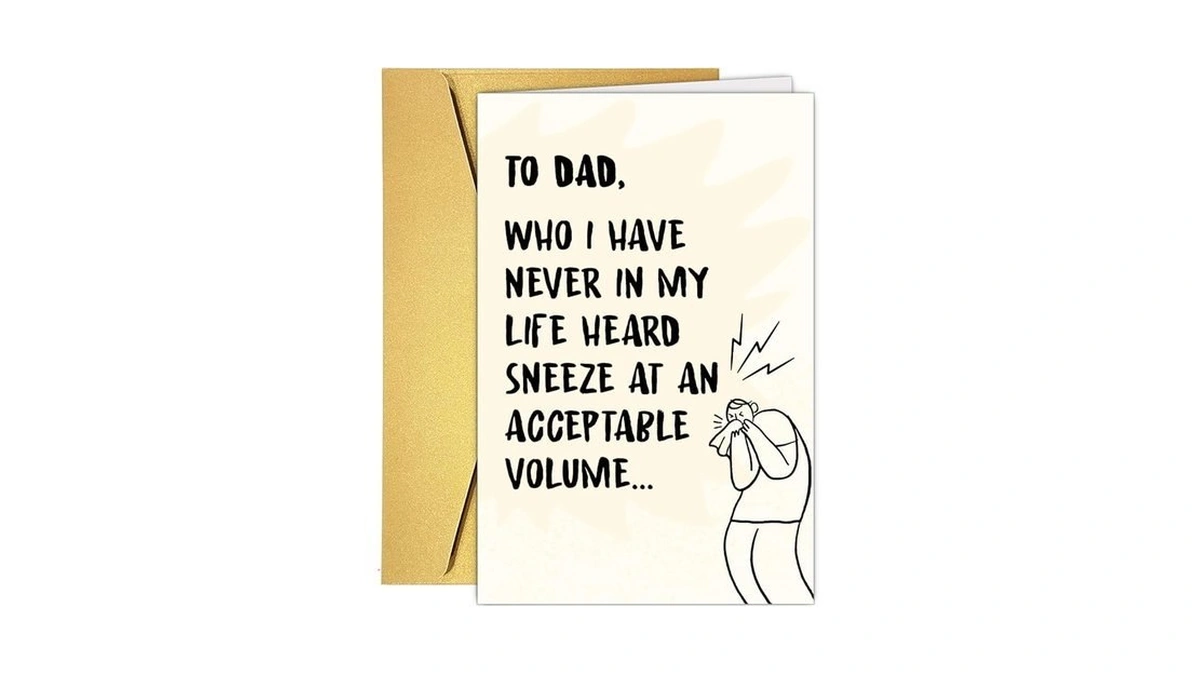 Uuefktn Funny Father's Day Card For Dad Daddy Bonus Dad,