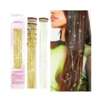 Clip In Hair Tinsel, Porolir 6pcs Glitter Fairy Tinsel Hair