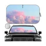 Car Windshield Sun Shade, Folding Car Shades For Front Windows