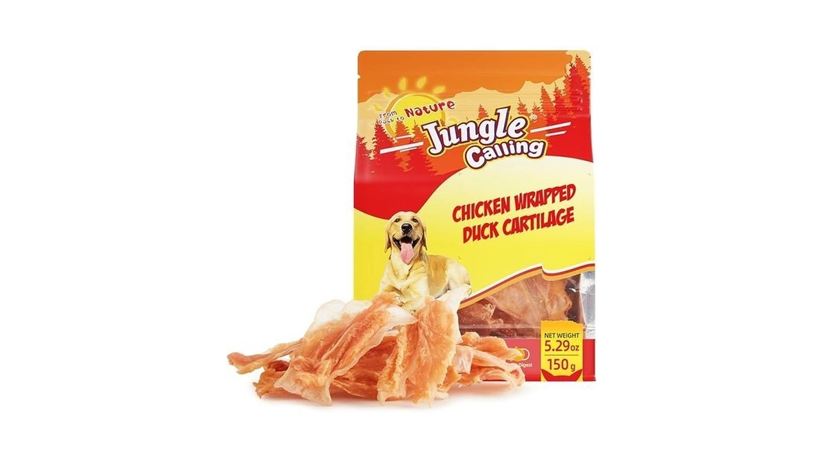 Jungle Calling 21 Count Dog Treats, Chicken Wrapped Bones, Rawhide