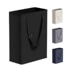 Slim Laundry Hamper With Adjustable Long Handles, 45l Small Laundry