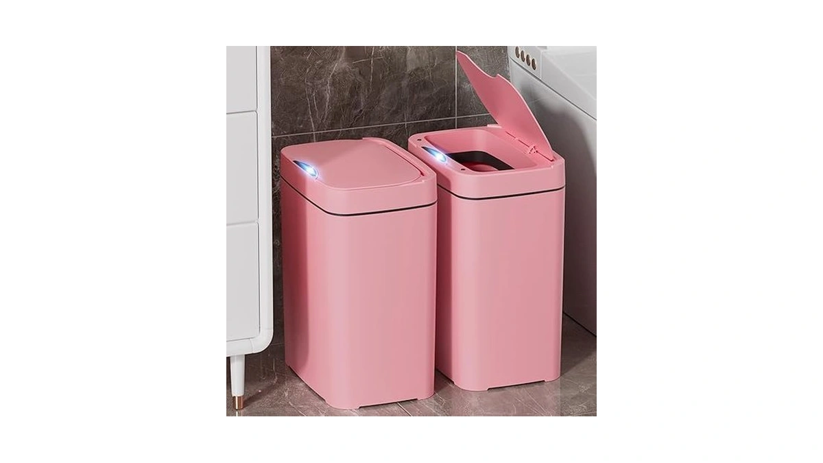 Vanpopubs 2 Pack 2.7 Gal Bathroom Trash Can With Lid,