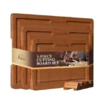 Empune Bamboo Cutting Board Set, Wood Cutting Boards For Kitchen
