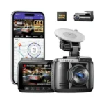 Azdome 4k Hdr Dash Cam With No-light Full-color Night Vision,