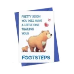 Petcee Funny First Fathers Day Cards For Dad From Baby