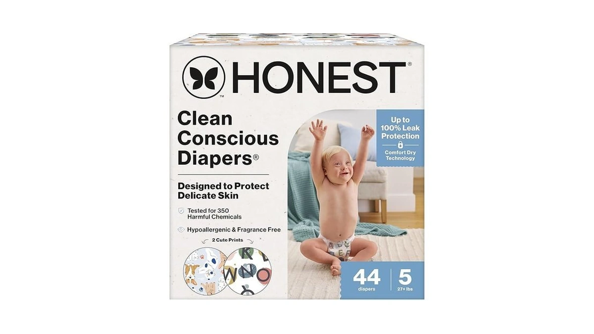 The Honest Company Comfort Dry Disposable Daytime Diapers For Sensitive