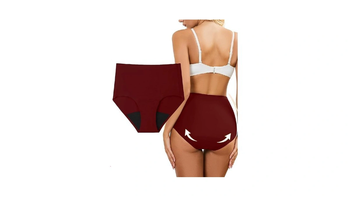 Anthuth Period Underwear For Women High-waist, Reusable Leakproof Panties With
