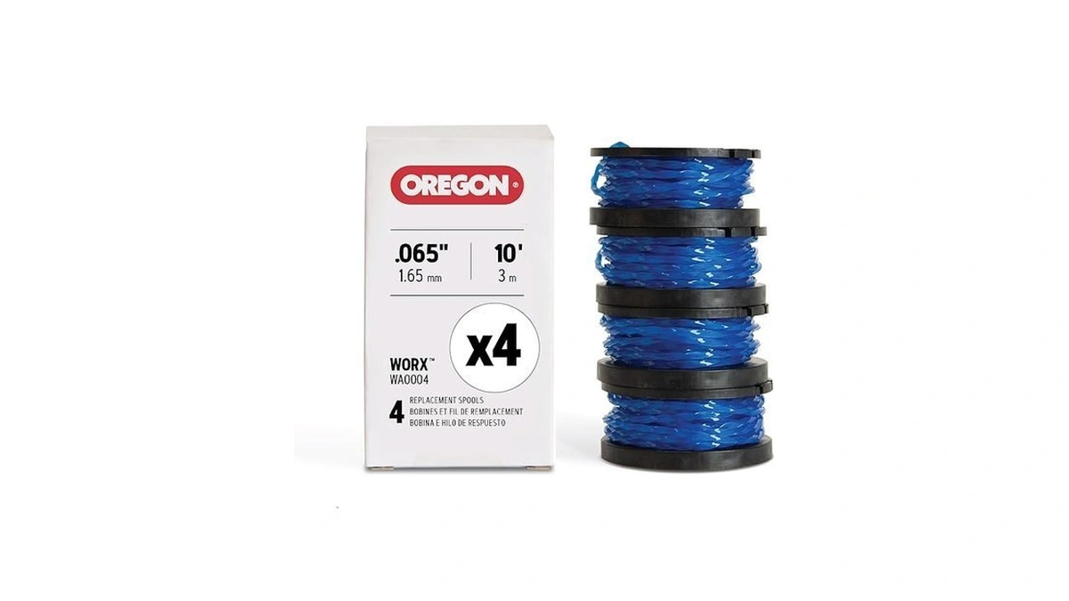 Oregon 4-pack Worx Wa0004 Replacement Spool & Trimmer Line, Guaranteed