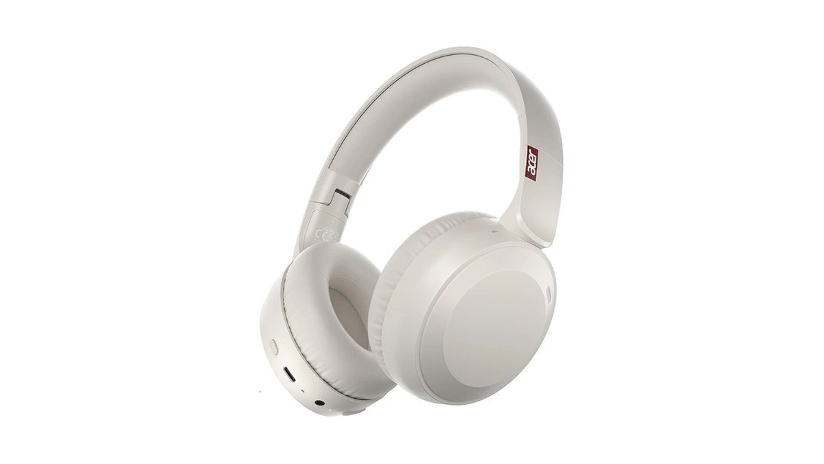 Acer Wireless Bluetooth Headphones, 70 Hours Playtime, Foldable Over-ear Headphones