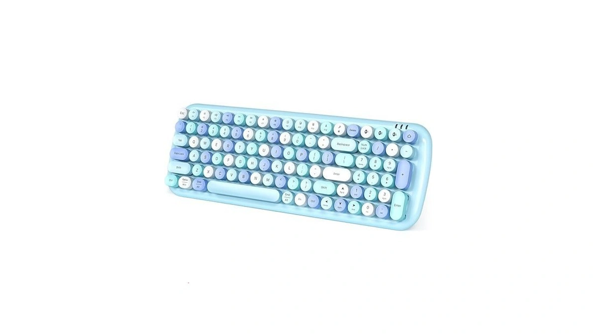 Meidosa Wireless Bluetooth Keyboard, 100-key Mini Bluetooth Typewriter Keyboards For