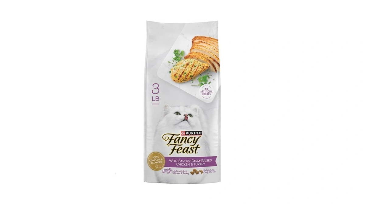 Purina Fancy Feast Dry Cat Food With Savory Farm-raised Chicken