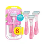 Gillette Venus Sensitive Disposable Razors For Women With Sensitive Skin,