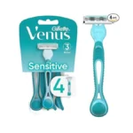Gillette Venus Simply 3 Sensitive Women's Disposable Razors, Pack Of
