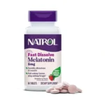Natrol 5mg Fast Dissolve Tablets Melatonin Strawberry Flavor