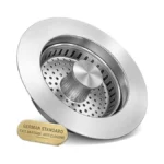 Upgraded 3-in-1 Kitchen Sink Drain Strainer With Solid Brass Core,