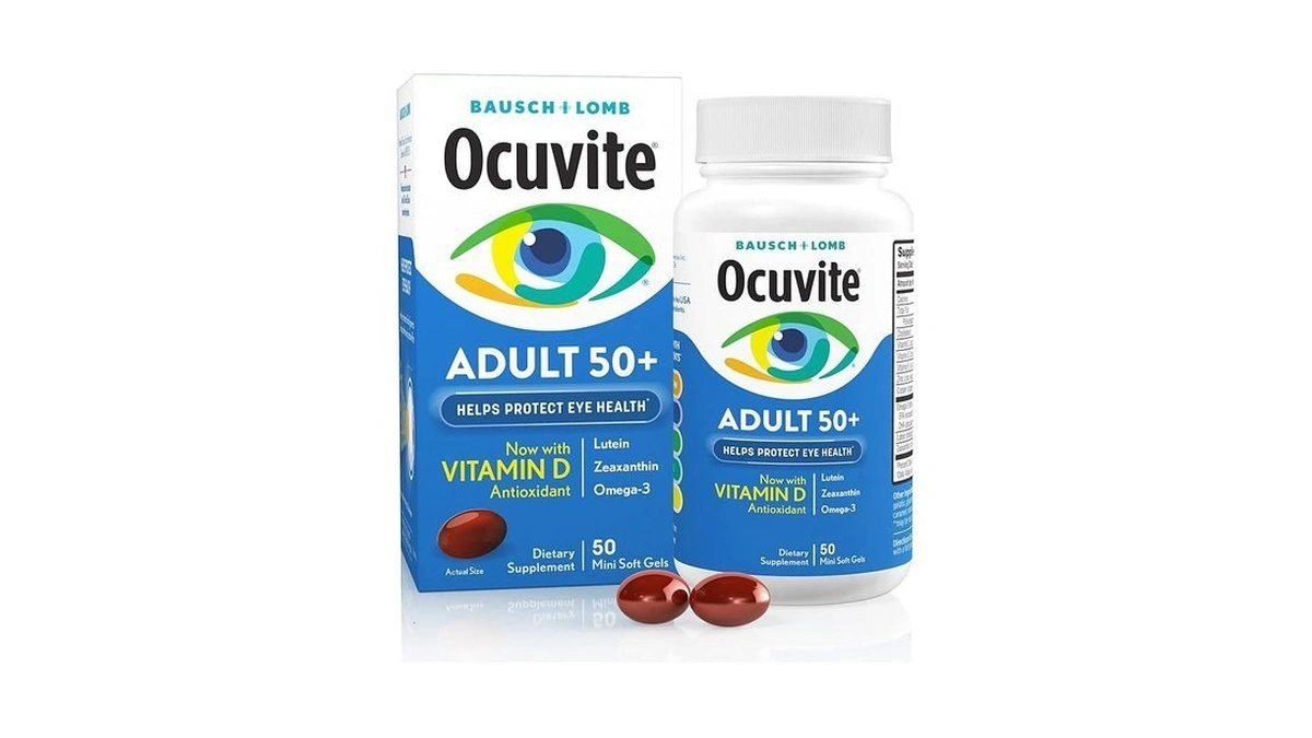 Ocuvite 50+ Eye Vitamin & Mineral Supplement, Multivitamin For Vision