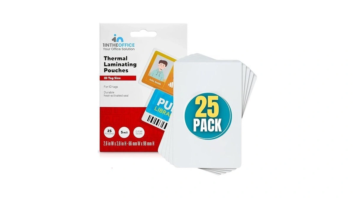 1intheoffice Thermal Laminating Pouches 5 Mil, Business Card Laminating Pouches,