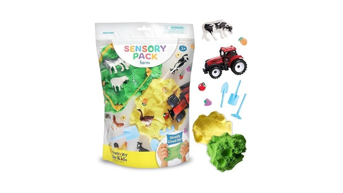 Creativity For Kids Sensory Pack: Farm, Sensory Toys For Toddlers,