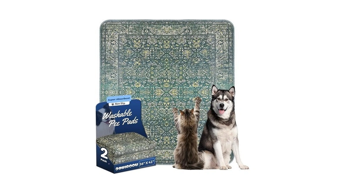 Damiroon Washable Pee Pads For Dogs, Waterproof Leakproof Super Absorbent