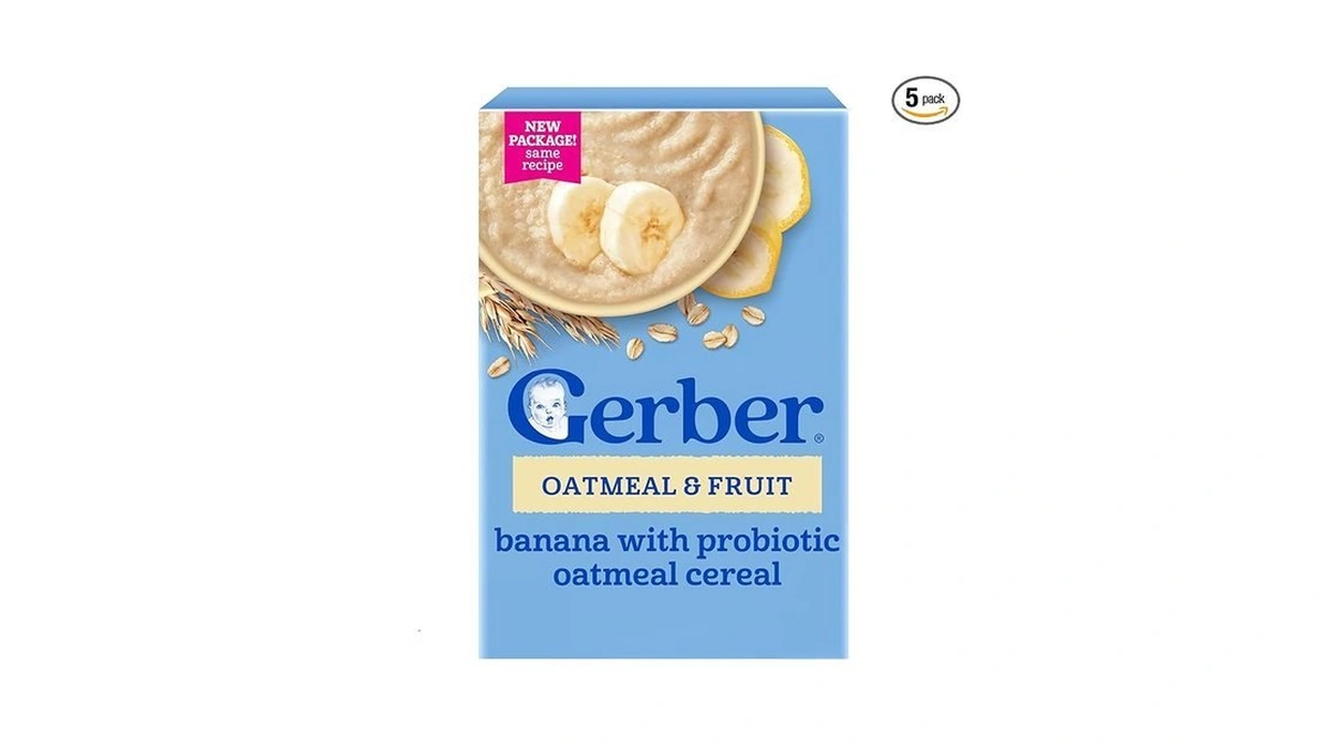 Gerber Cereal For Baby Grain And Grow Toddler Oatmeal Banana