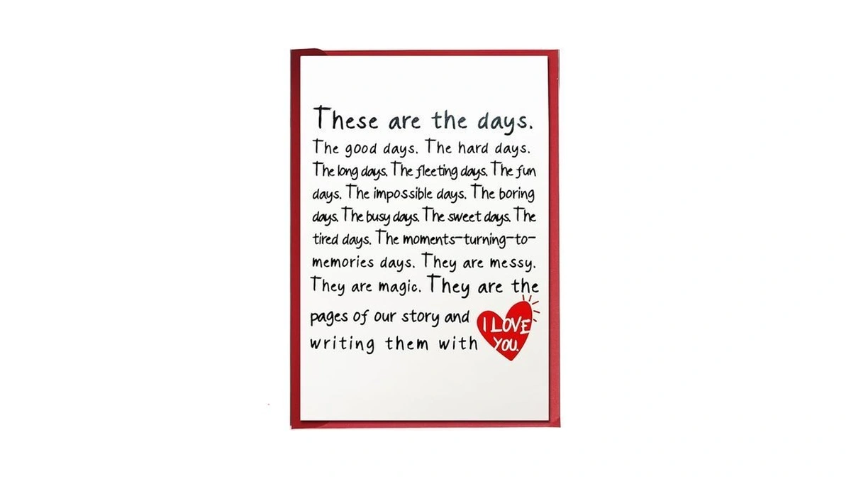 Pazlog Romantic Anniversary Card & Gifts For Husband, Wife, Boyfriend,