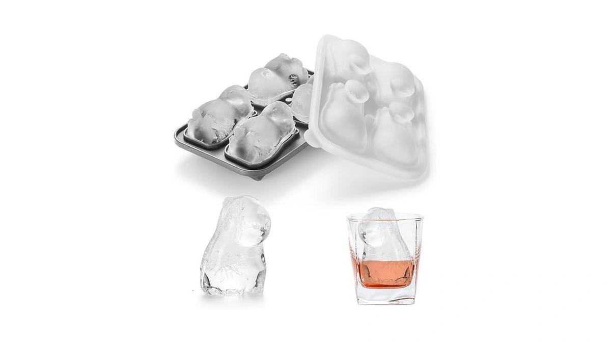 Nax Caki 3d Capybara Ice Cube Mold Fun Shapes, Capybara