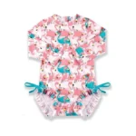 Besserbay Toddler Girls Snaps Bottom 3/4 Sleeve Sun Proteceion Rash