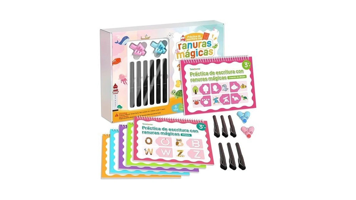 Timetome Large Magic Grooved Writing Practice For Kids 3-5 –