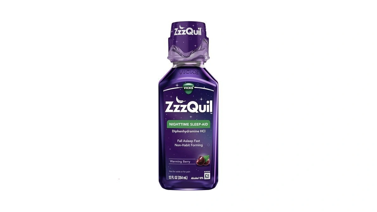 Zzzquil, Sleep Aid, Nighttime Sleep Aid Liquid, 50 Mg Diphenhydramine