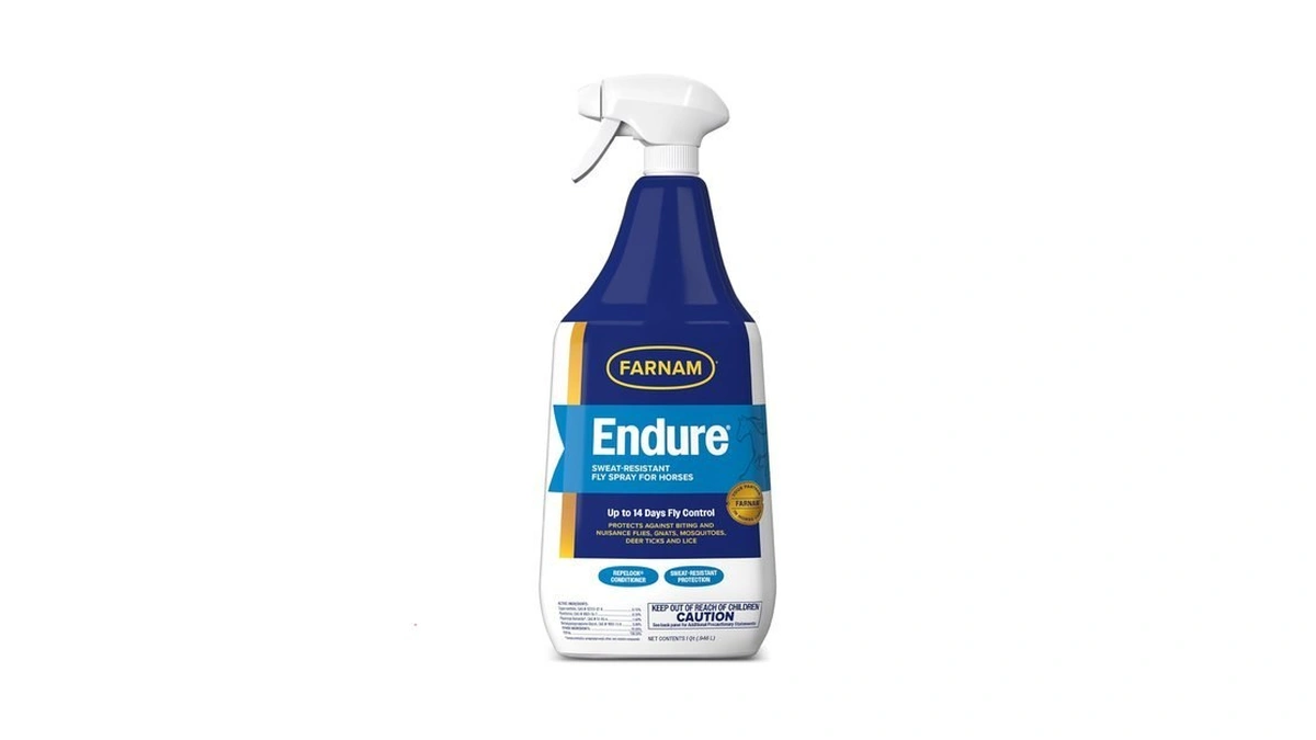 Farnam Endure Fly Spray For Horses - Long-lasting Sweat-resistant Fly