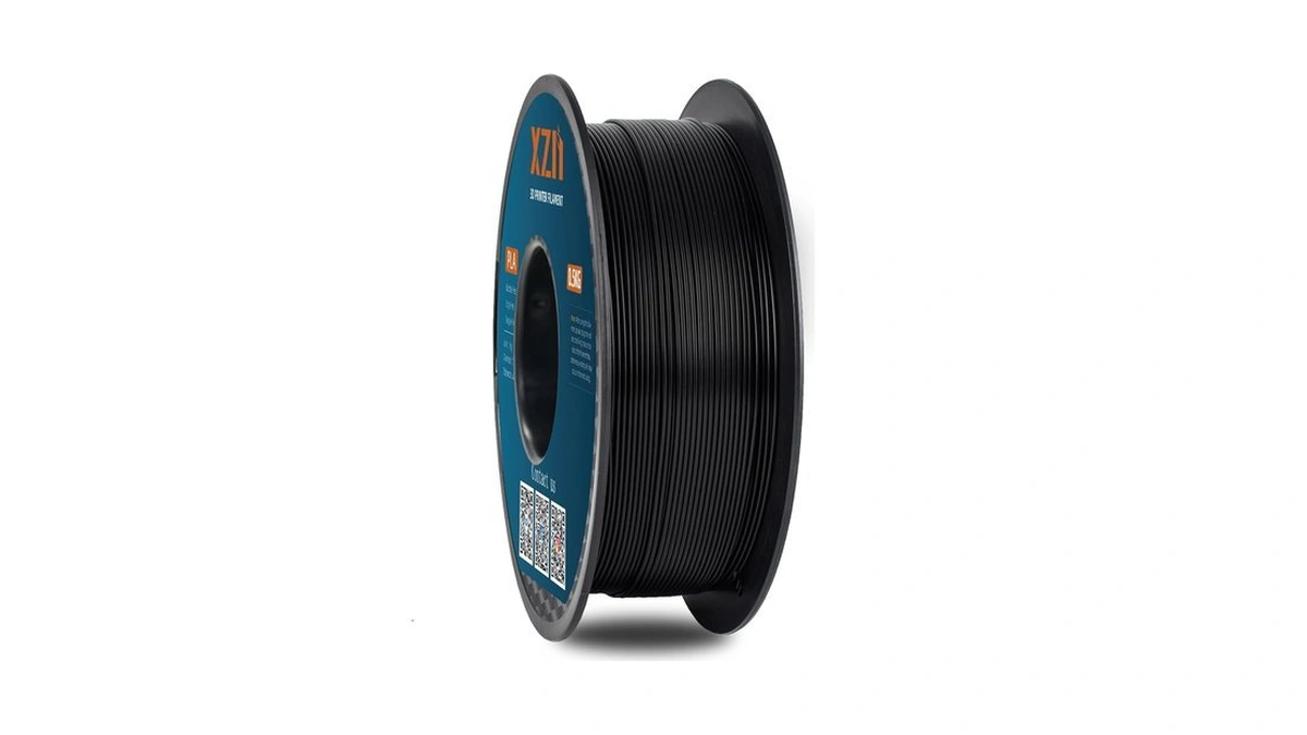Xzn Pla Filament 1.75mm Black, 0.5kg (1.1 Lbs) Spool, +/-0.02mm