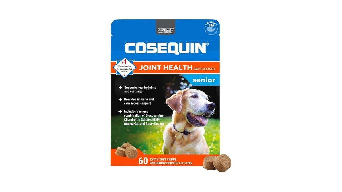 Nutramax Cosequin For Senior Dogs Joint Health Supplement, Contains Glucosamine