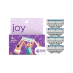 Joy Razor Blade Cartridge Refill For Women, 4 Blade Refills