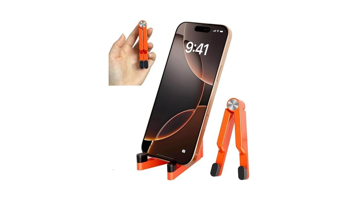 Phone Stand For Desk, Foldable Portable Iphone Stand, Cell Phone