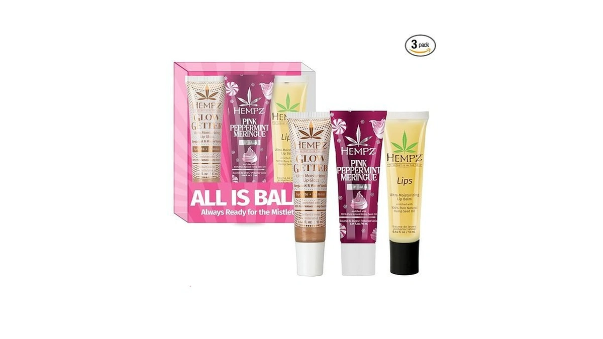 Hempz All Is Balm Kit, 3 Pack, Lip Balm, Nourishing